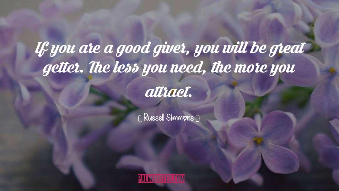 Giver quotes by Russell Simmons