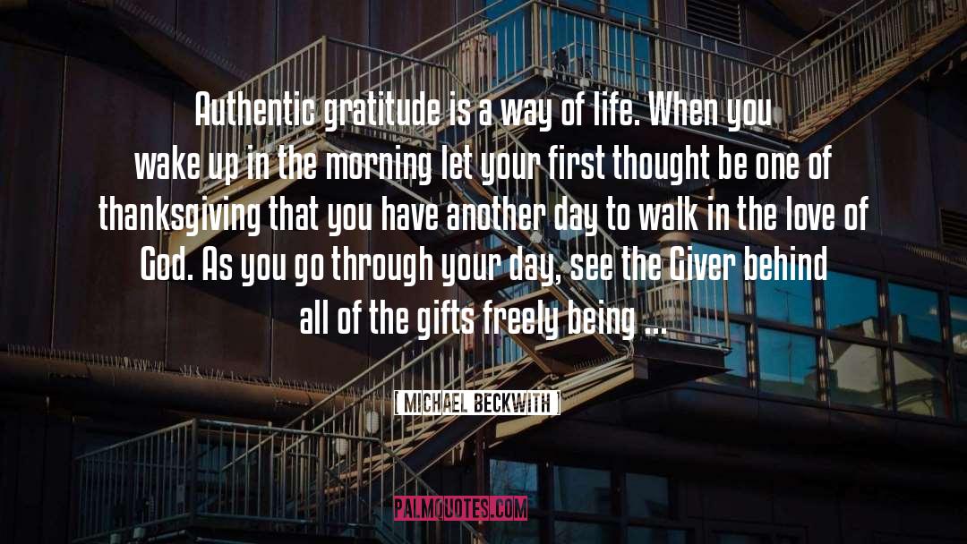 Giver quotes by Michael Beckwith