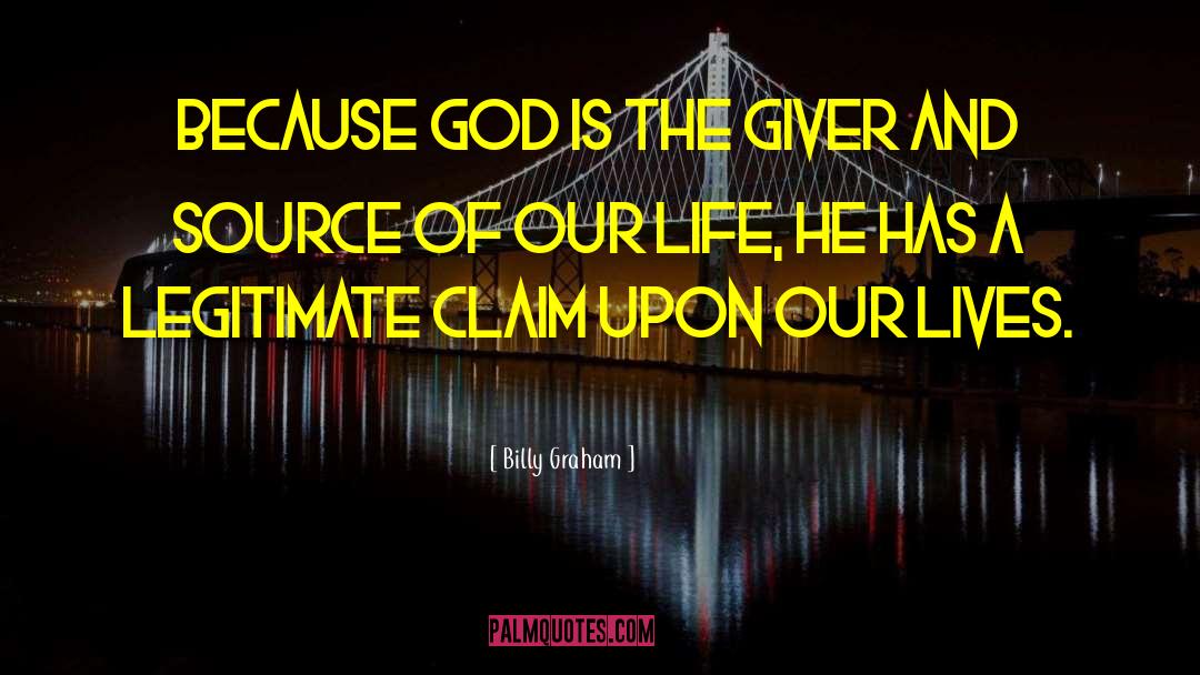 Giver quotes by Billy Graham