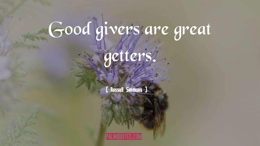 Givers quotes by Russell Simmons