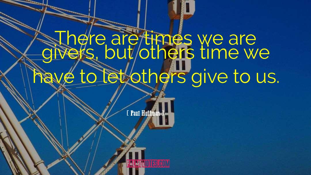 Givers quotes by Paul Hoffman