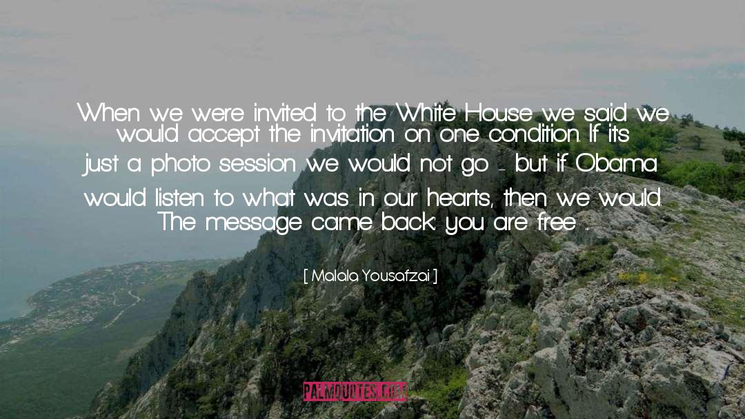 Giving A Message quotes by Malala Yousafzai