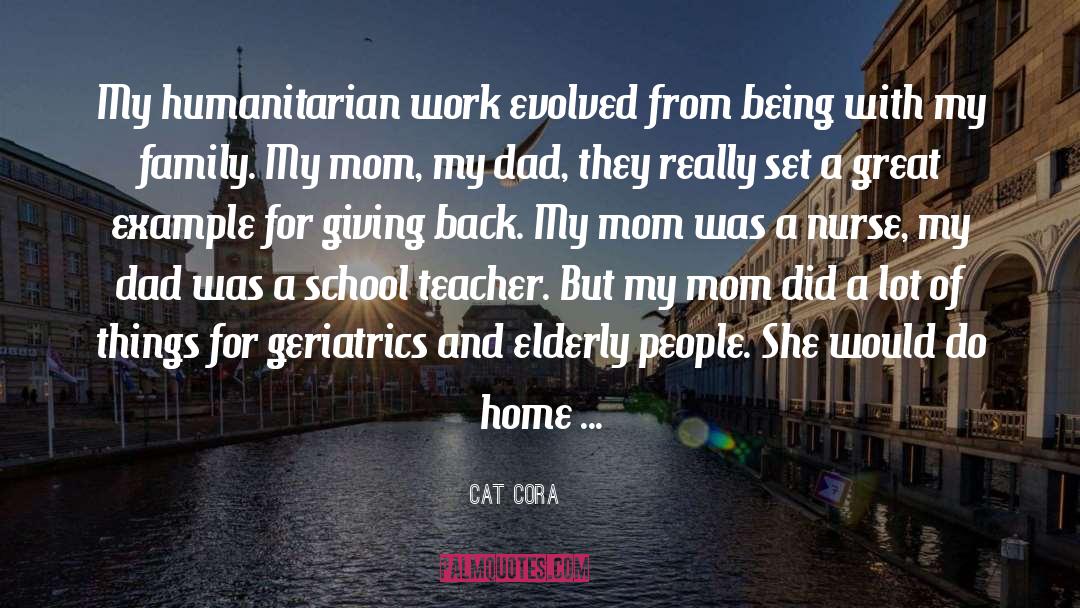 Giving Back quotes by Cat Cora