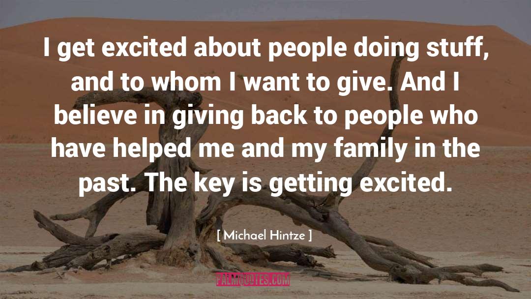 Giving Back quotes by Michael Hintze