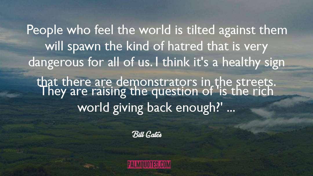 Giving Back quotes by Bill Gates