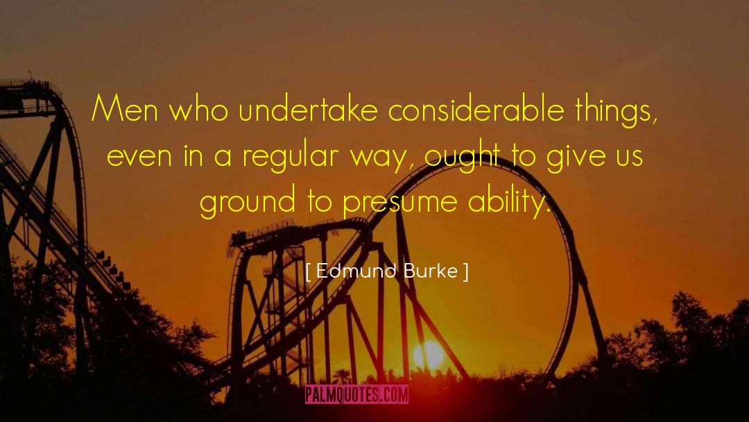 Giving Chances quotes by Edmund Burke