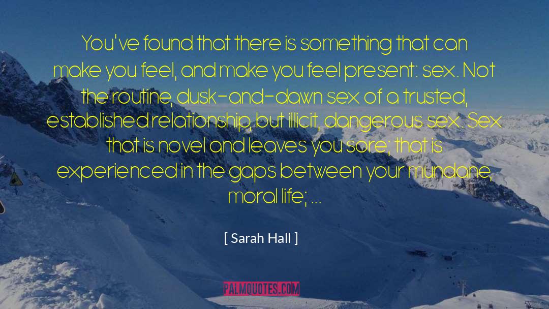 Giving In A Relationship quotes by Sarah Hall