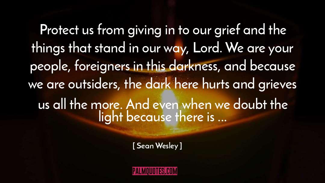 Giving In quotes by Sean Wesley