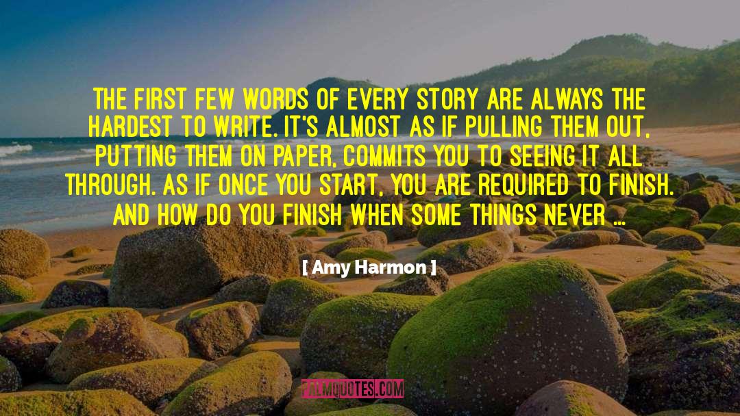 Giving It All quotes by Amy Harmon