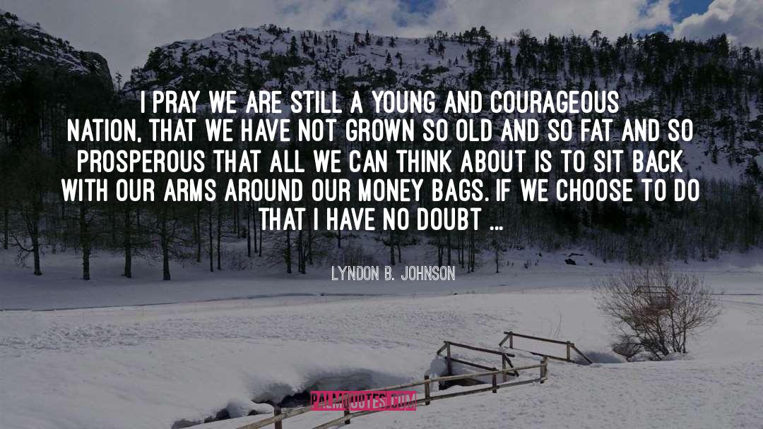 Giving Money quotes by Lyndon B. Johnson