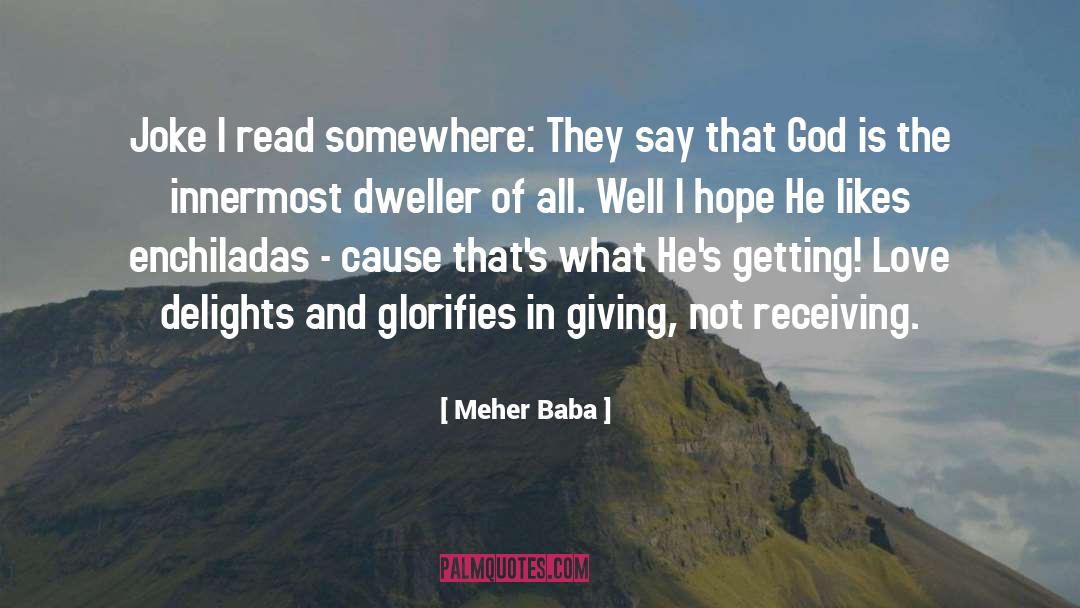 Giving Not Receiving quotes by Meher Baba