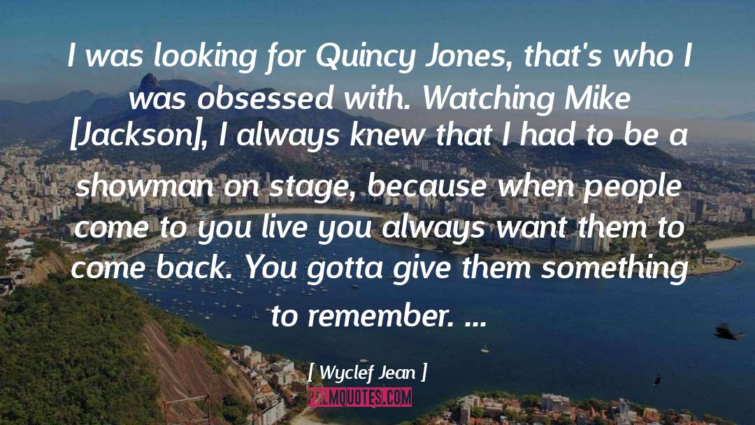 Giving Offering quotes by Wyclef Jean