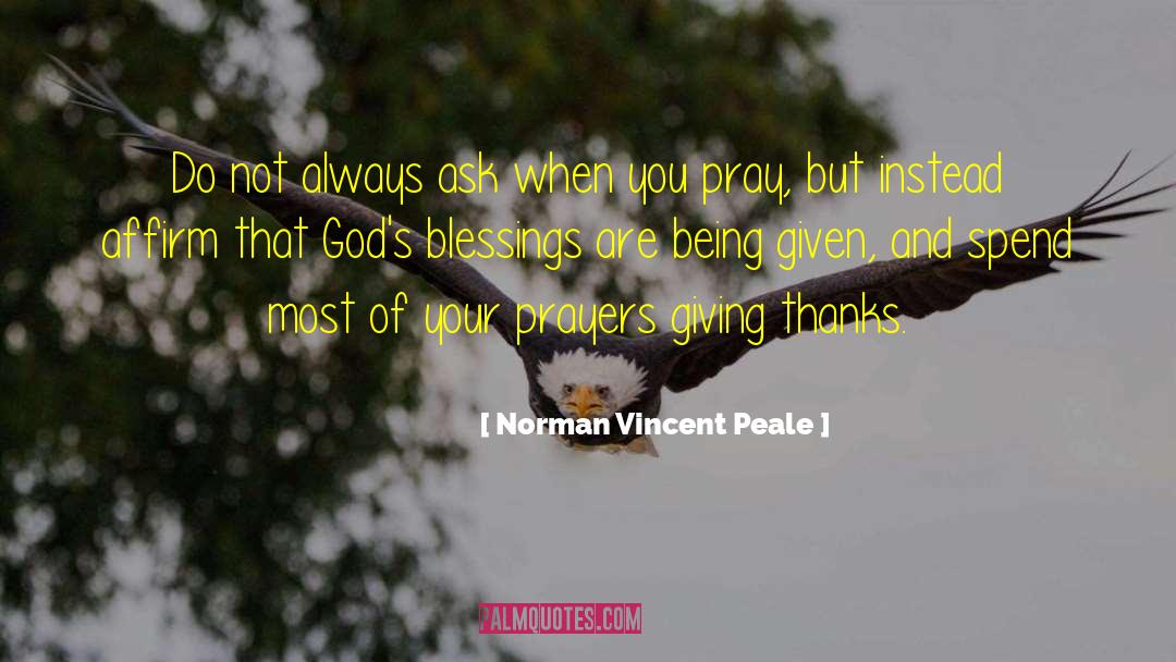 Giving Thanks quotes by Norman Vincent Peale