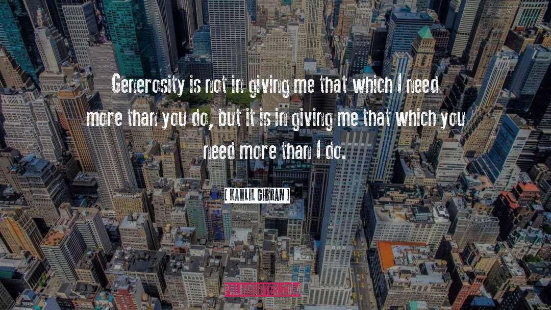 Giving To Charity quotes by Kahlil Gibran