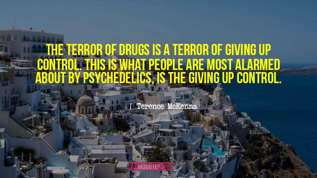 Giving Up Control quotes by Terence McKenna