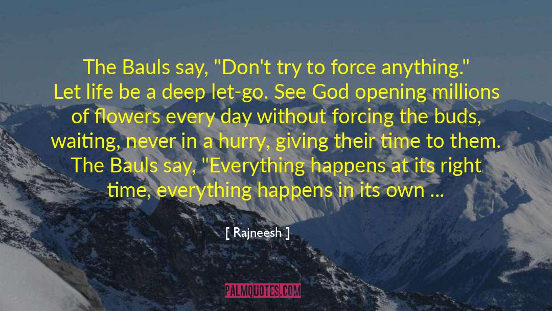 Giving Up quotes by Rajneesh