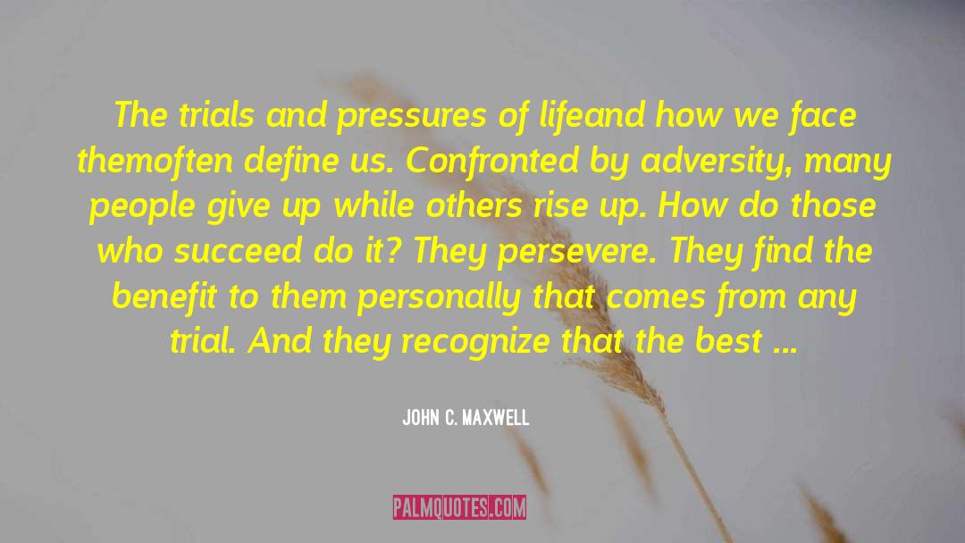Giving Up Something Good quotes by John C. Maxwell