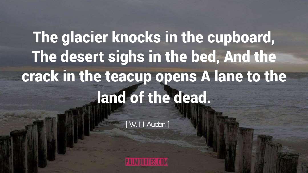 Glacier quotes by W. H. Auden
