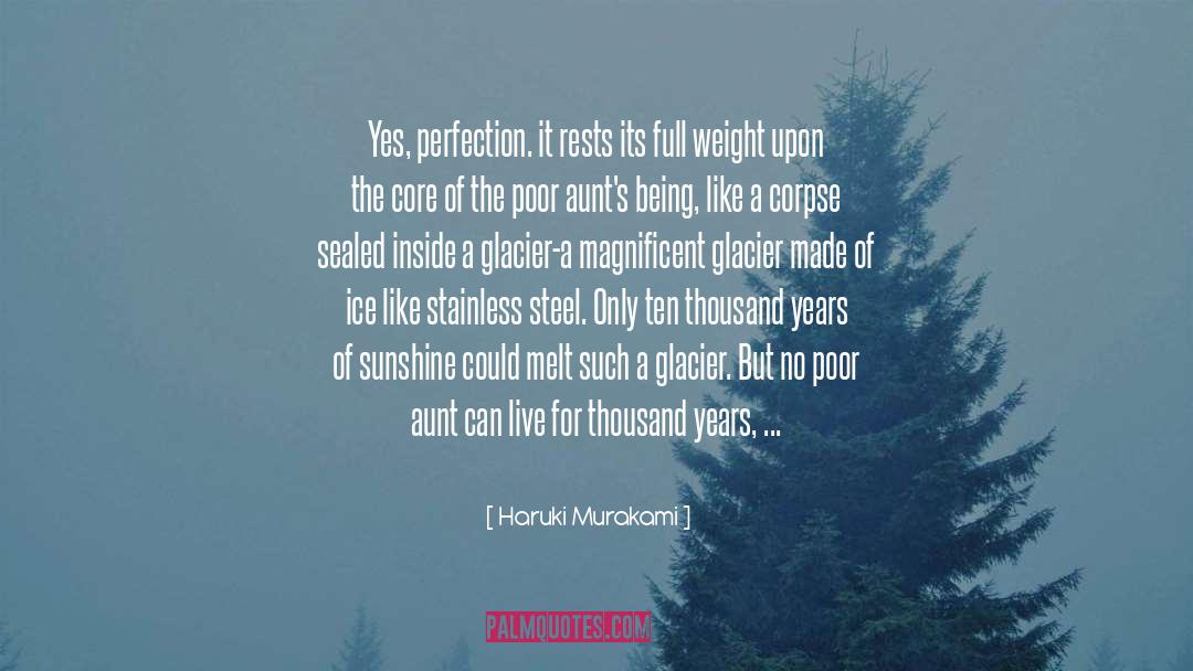 Glacier quotes by Haruki Murakami