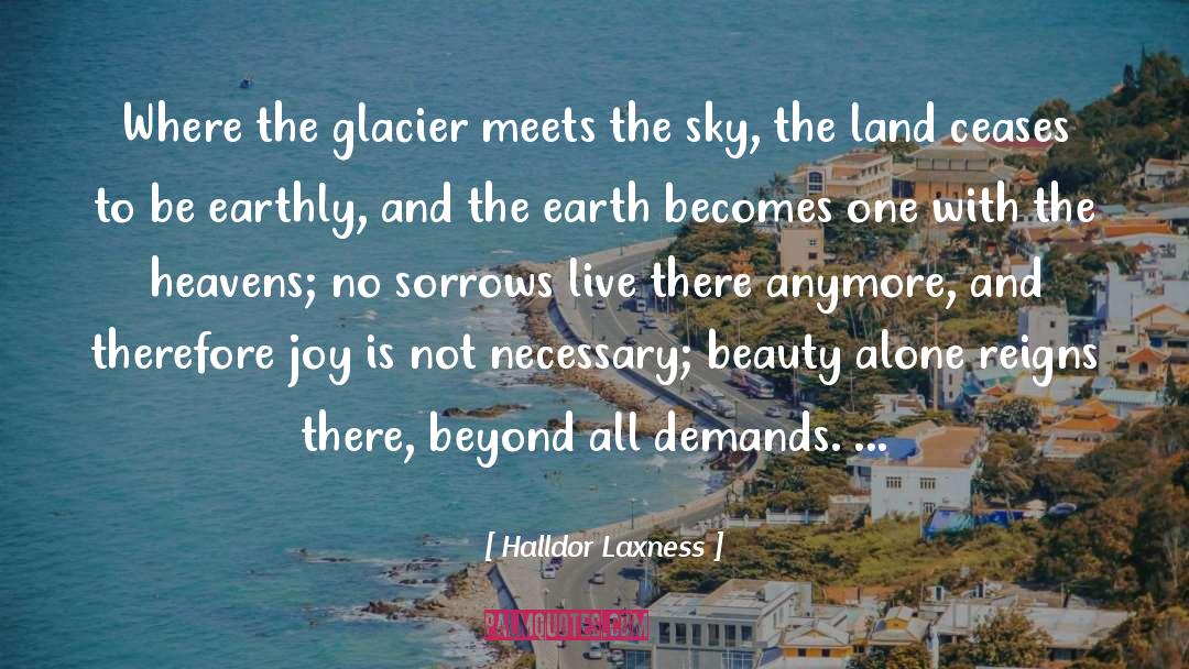 Glacier quotes by Halldor Laxness