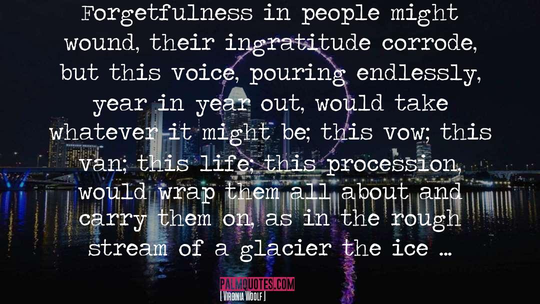 Glacier quotes by Virginia Woolf