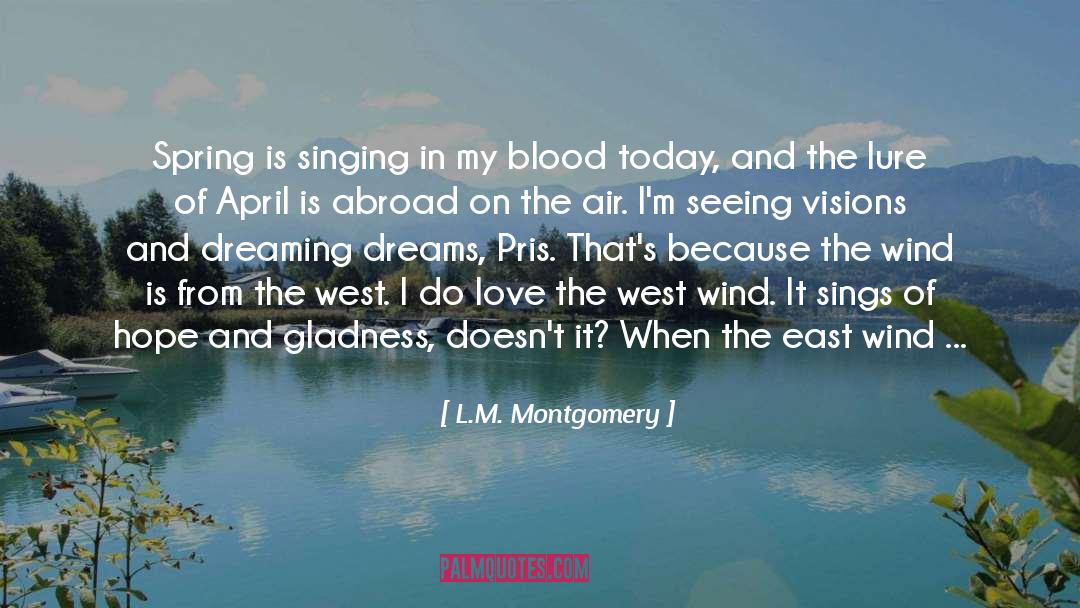 Gladness quotes by L.M. Montgomery