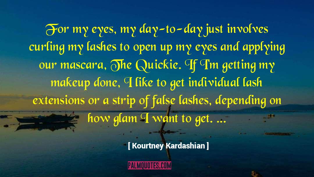 Glam quotes by Kourtney Kardashian