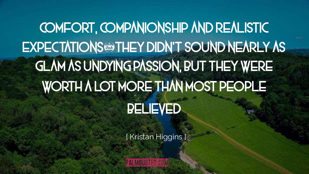 Glam quotes by Kristan Higgins