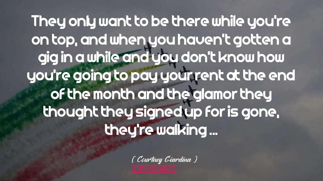 Glamor quotes by Courtney Giardina