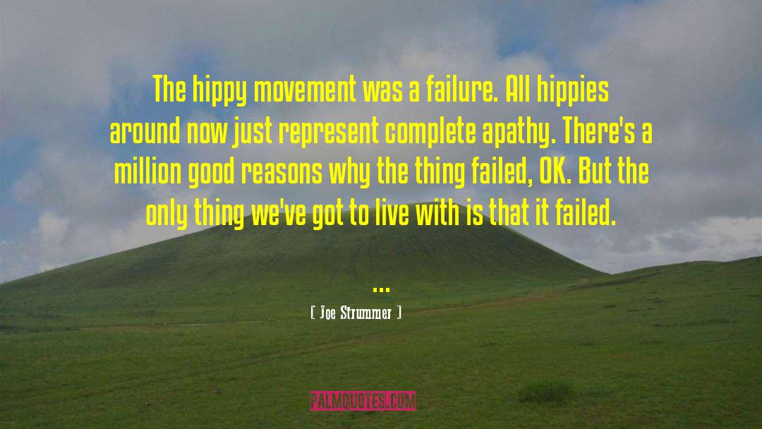 Glamorized Hippies quotes by Joe Strummer