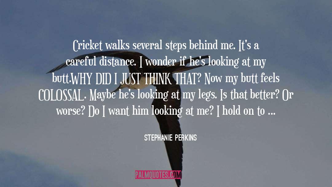 Glance quotes by Stephanie Perkins