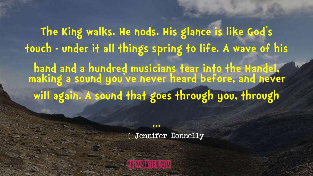 Glances quotes by Jennifer Donnelly