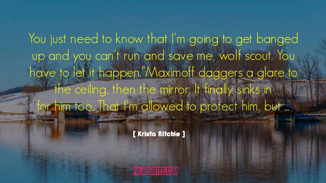 Glare quotes by Krista Ritchie