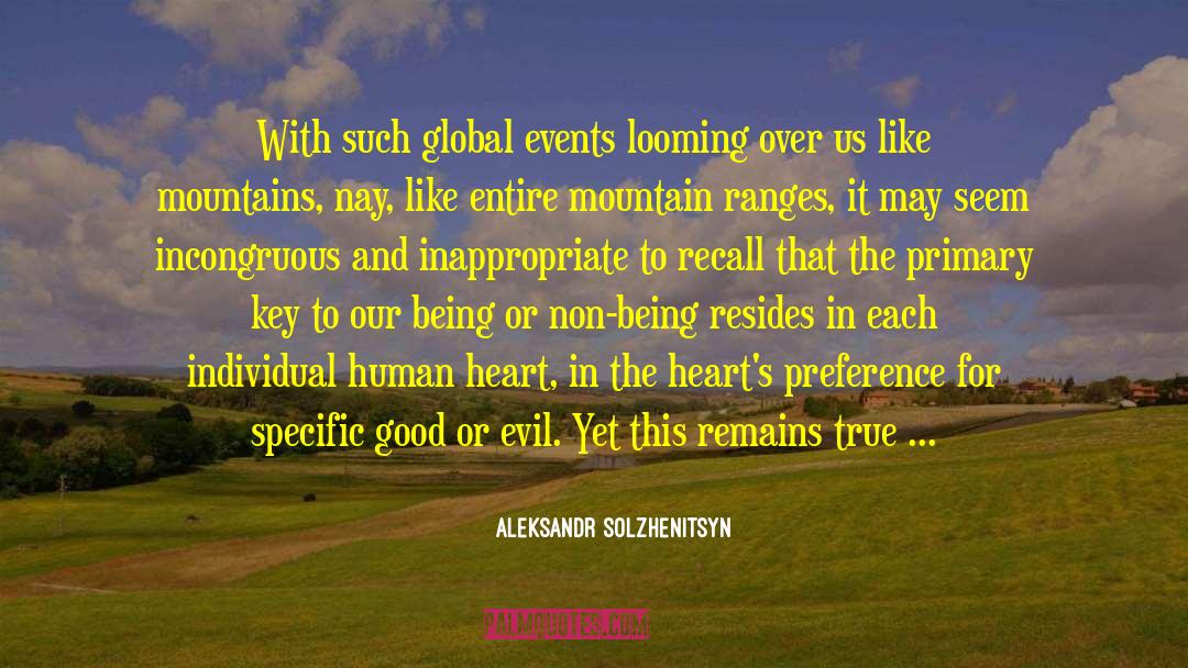 Glashoff Events quotes by Aleksandr Solzhenitsyn
