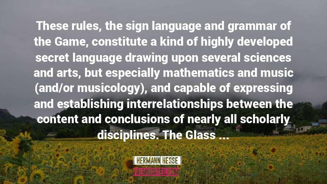 Glass Bead Game quotes by Hermann Hesse