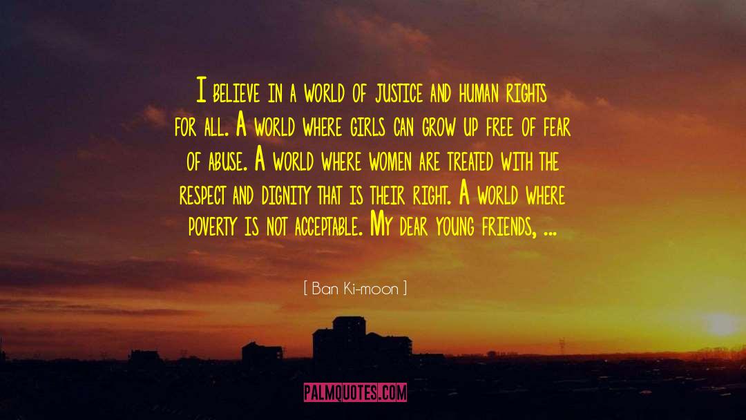 Glass Girl quotes by Ban Ki-moon