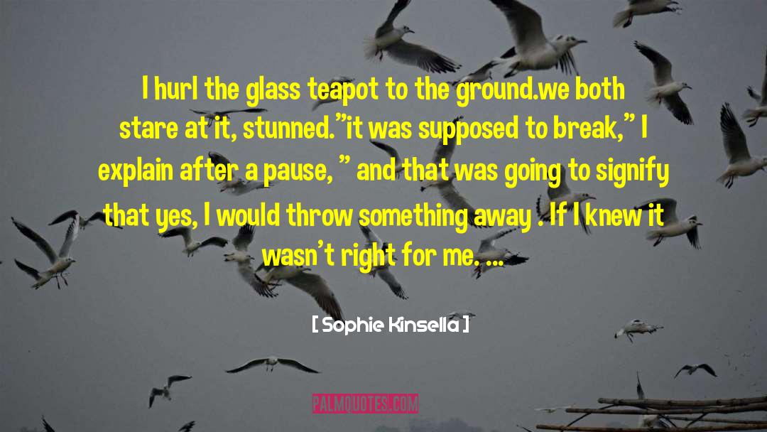 Glass More quotes by Sophie Kinsella