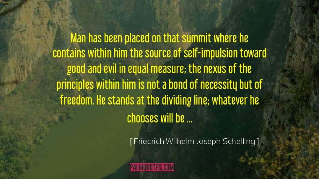 Glassford Summit quotes by Friedrich Wilhelm Joseph Schelling