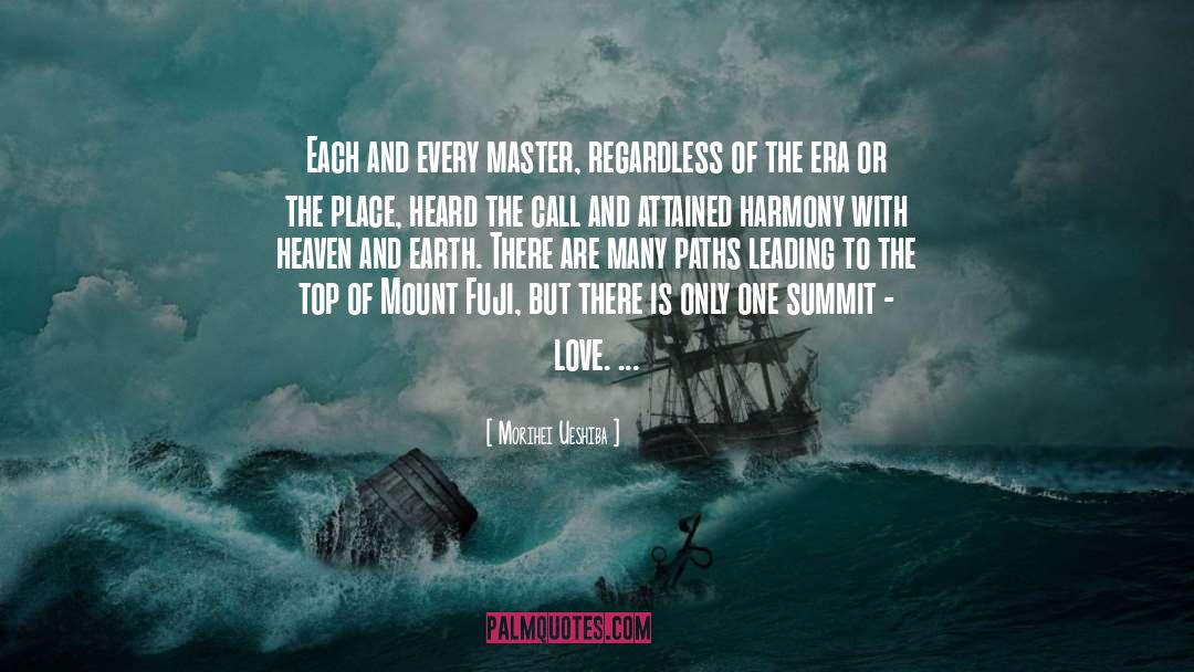 Glassford Summit quotes by Morihei Ueshiba