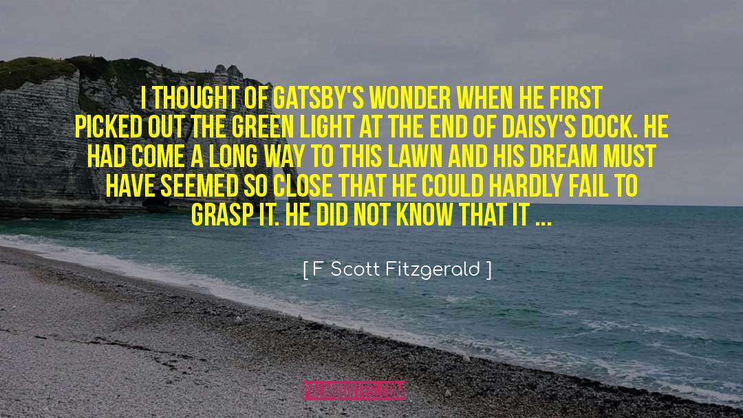 Glasson Dock quotes by F Scott Fitzgerald
