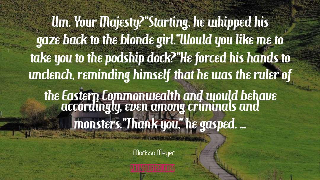 Glasson Dock quotes by Marissa Meyer