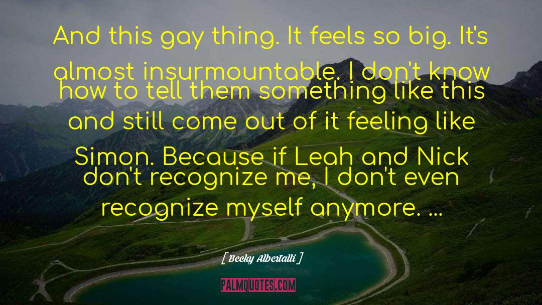 Glbt quotes by Becky Albertalli