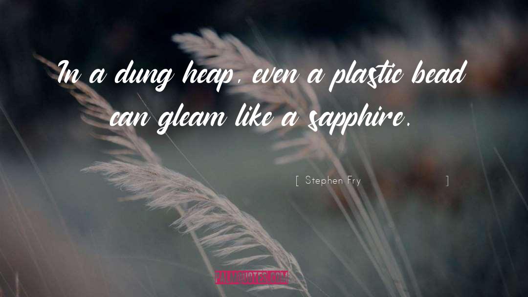Gleam quotes by Stephen Fry