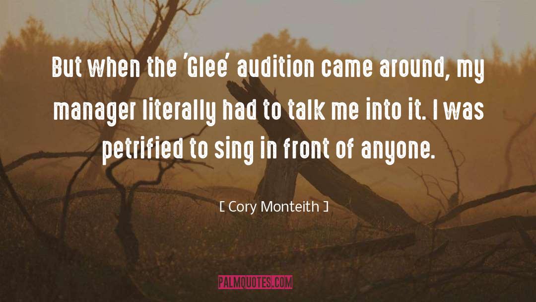 Glee quotes by Cory Monteith