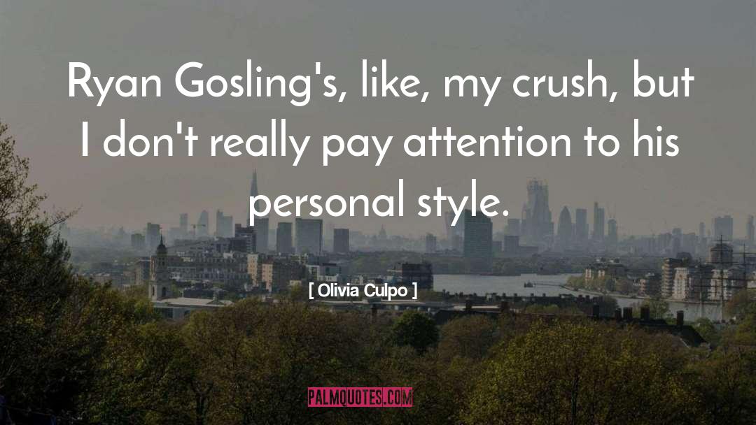 Gleeson Ryan quotes by Olivia Culpo