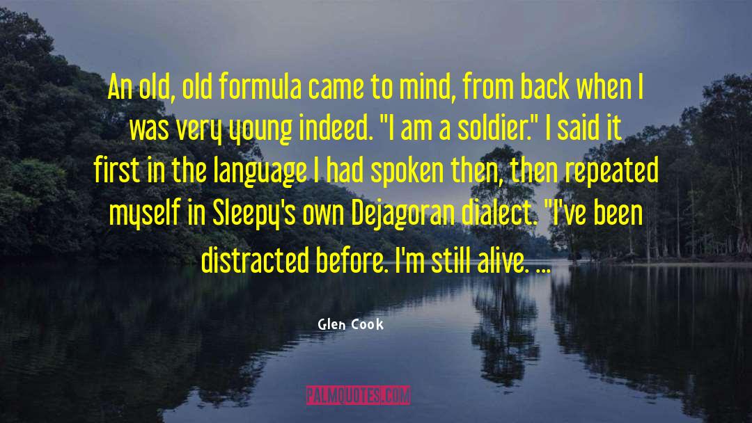 Glen Gould quotes by Glen Cook