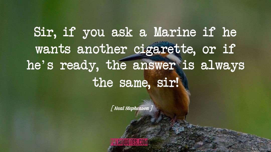 Glendinning Marine quotes by Neal Stephenson