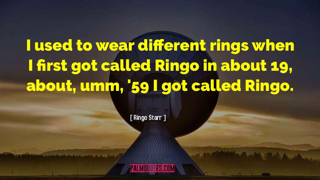 Glidden quotes by Ringo Starr