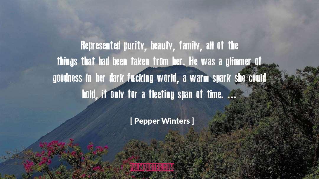 Glimmer quotes by Pepper Winters