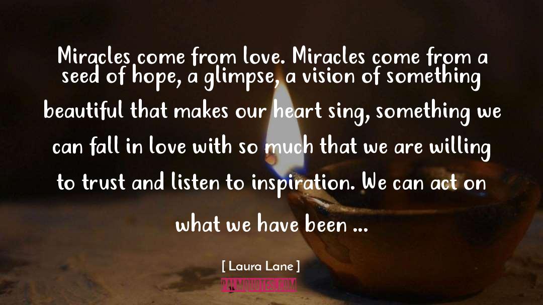 Glimpse quotes by Laura Lane